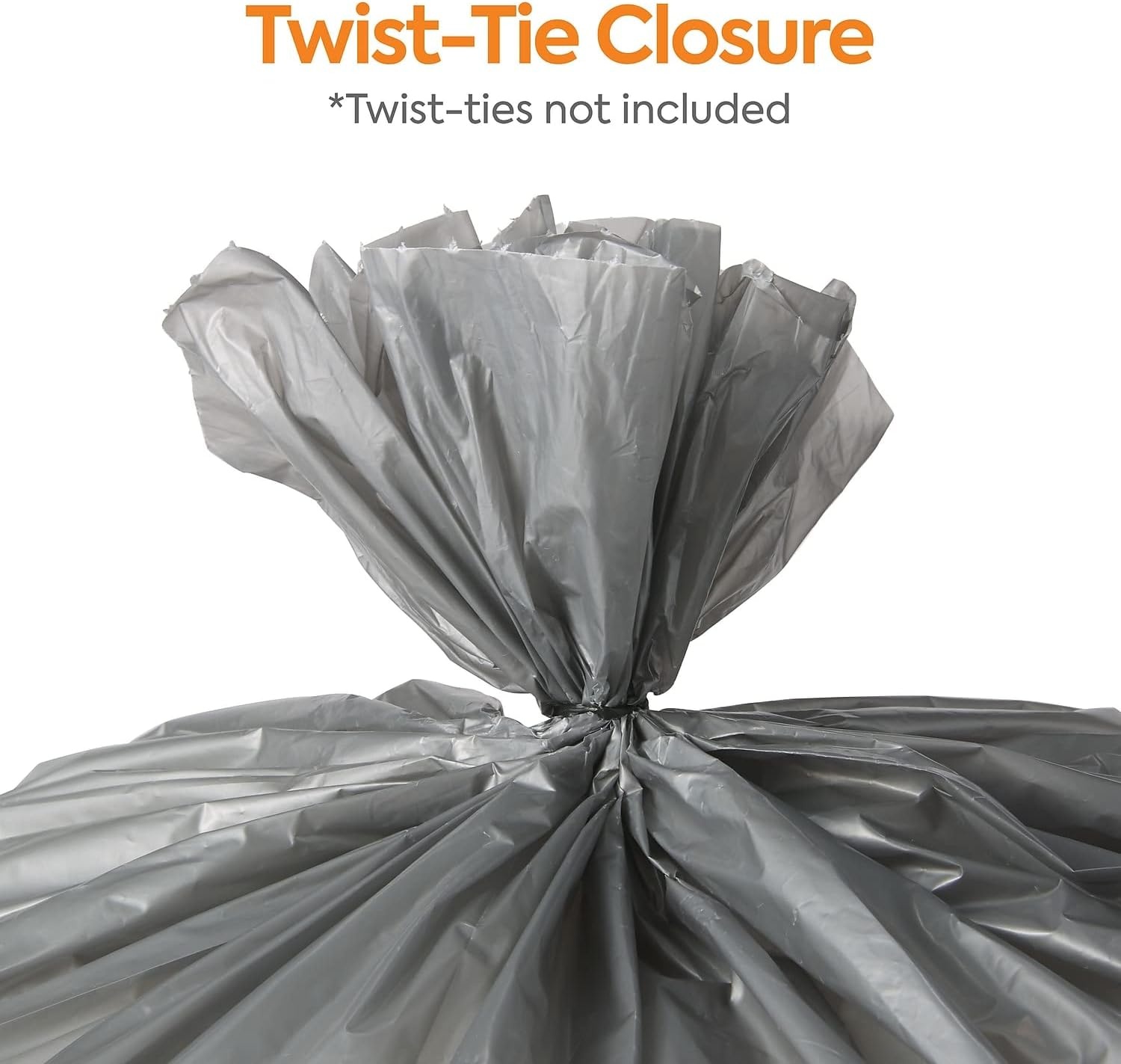 image:imageCoastwide Professional 3033 Gallon Trash Bag 33 x 40 Low Density 15 mil Silver 100 BagsBox