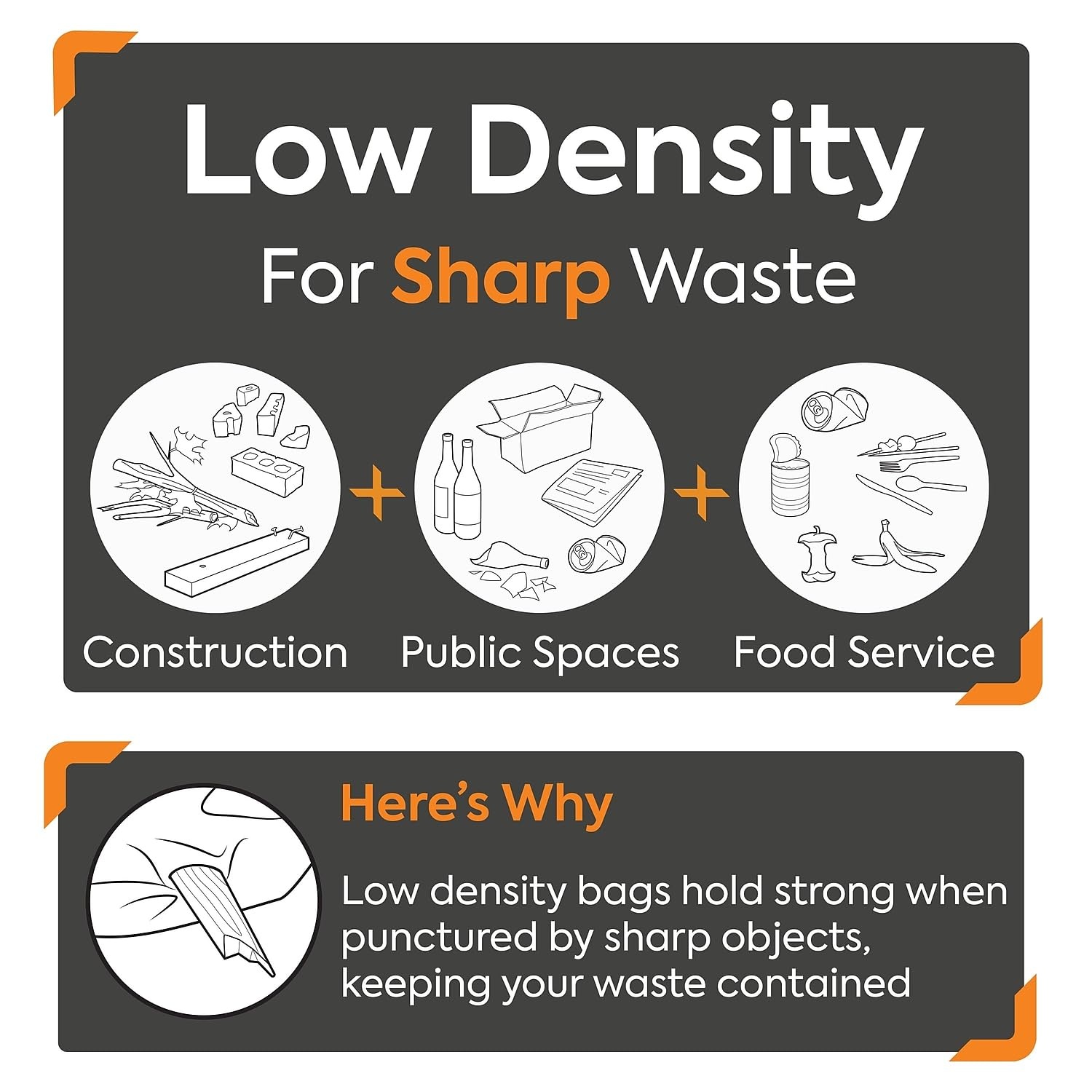 image:imageCoastwide Professional 4045 Gallon Compostable Bag 40 x 46 Low Density 09 Mil Green 100 BagsBox