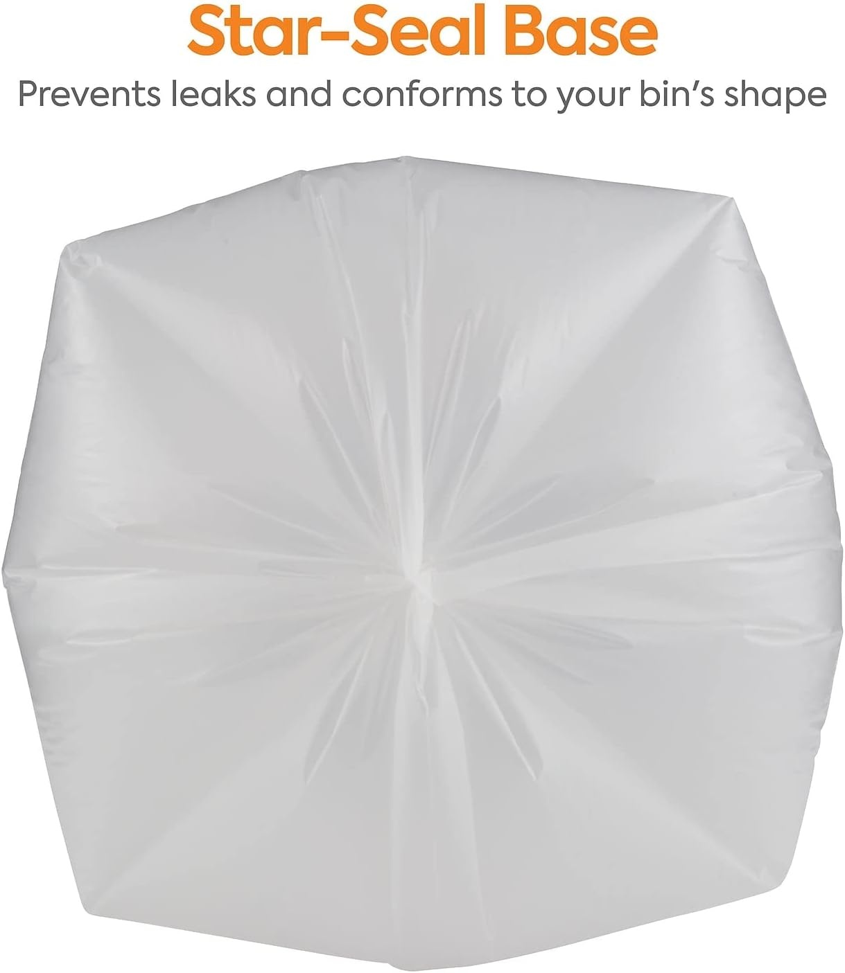 image:imageCoastwide Professional 5560 Gallon Trash Bag 38 x 58 Low Density 13 mil Clear 100 BagsBox