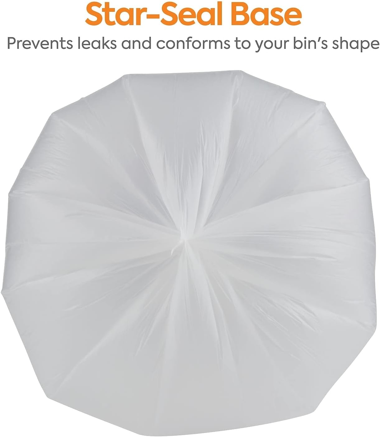 image:imageCoastwide Professional AccuFit 16 Gallon Trash Bag 24 x 33 High Density 6 mic Natural 1000 BagsBox