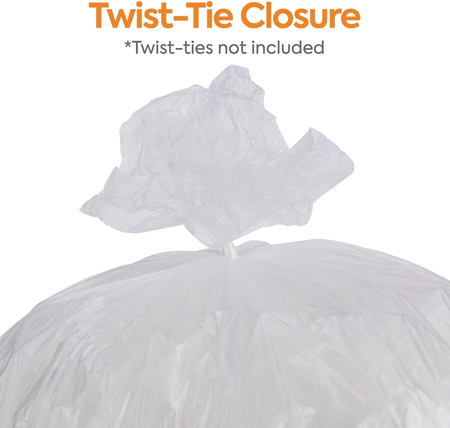 image:imageCoastwide Professional AccuFit 16 Gallon Trash Bag 24 x 33 High Density 6 mic Natural 1000 BagsBox