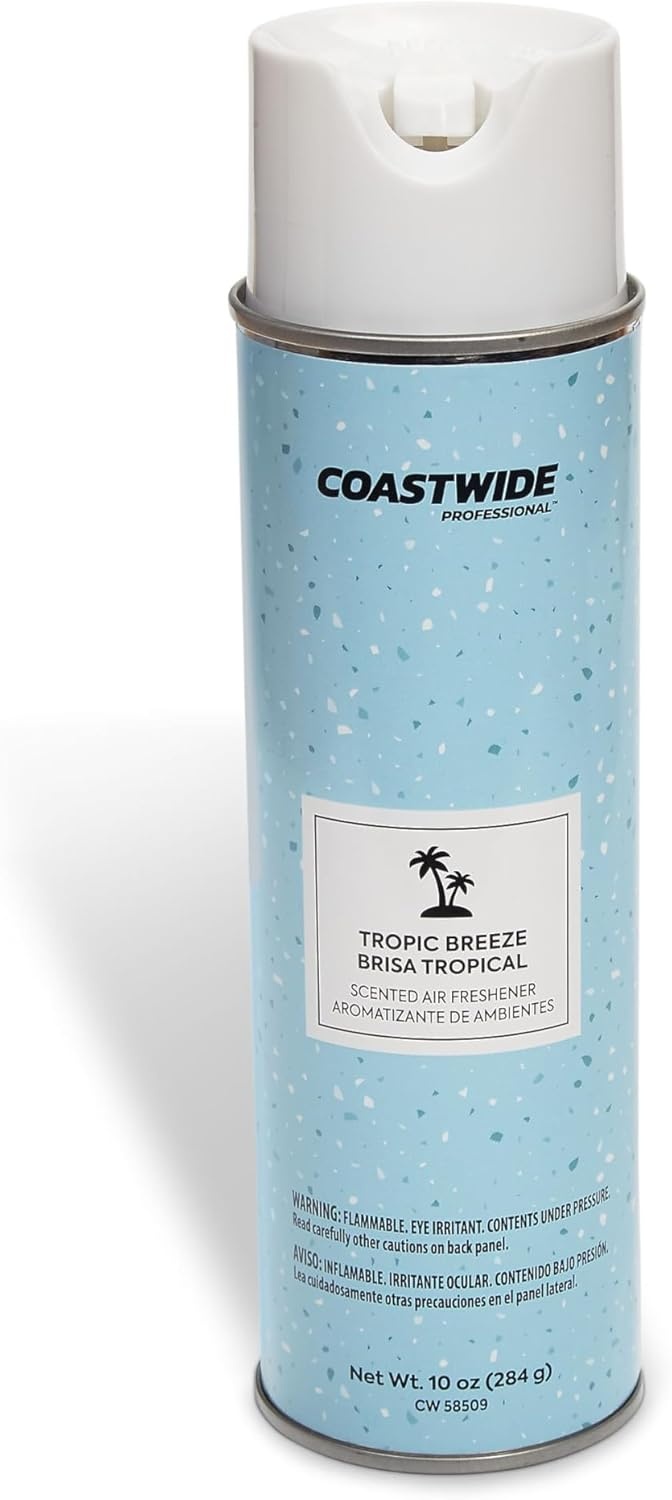 image:imageCoastwide Professional Air Freshener Aerosol Tropic Breeze Scent 10 Oz 6Carton