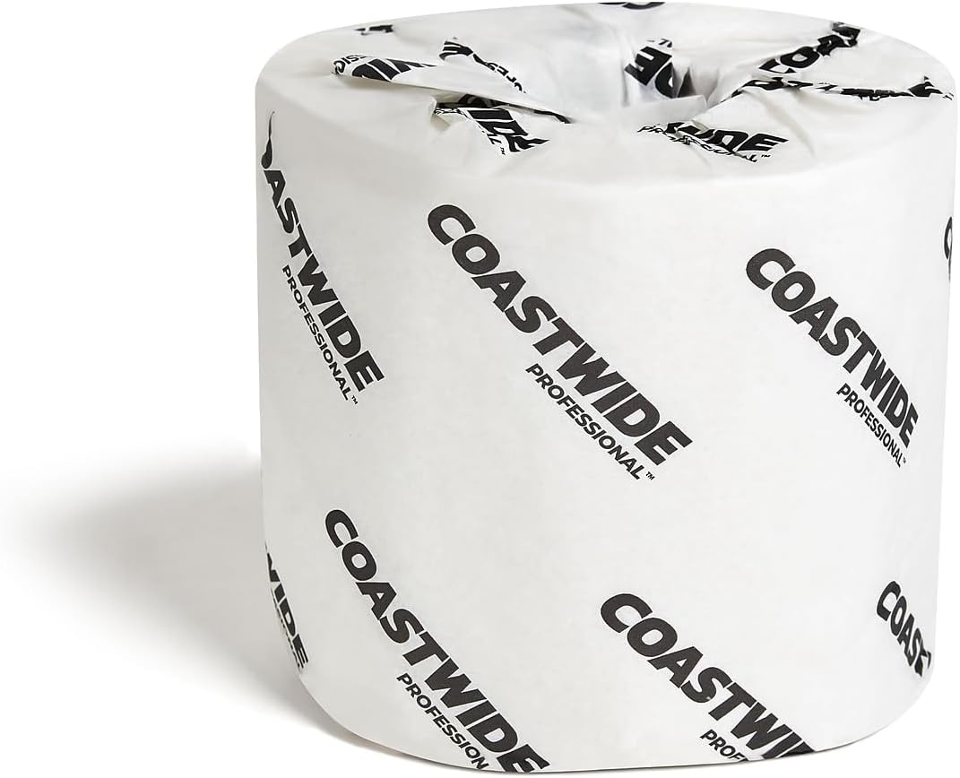 image:imageCoastwide Professional Recycled Toilet Paper 2ply White 550 SheetsRoll 80 RollsCarton500 Sheets per Roll