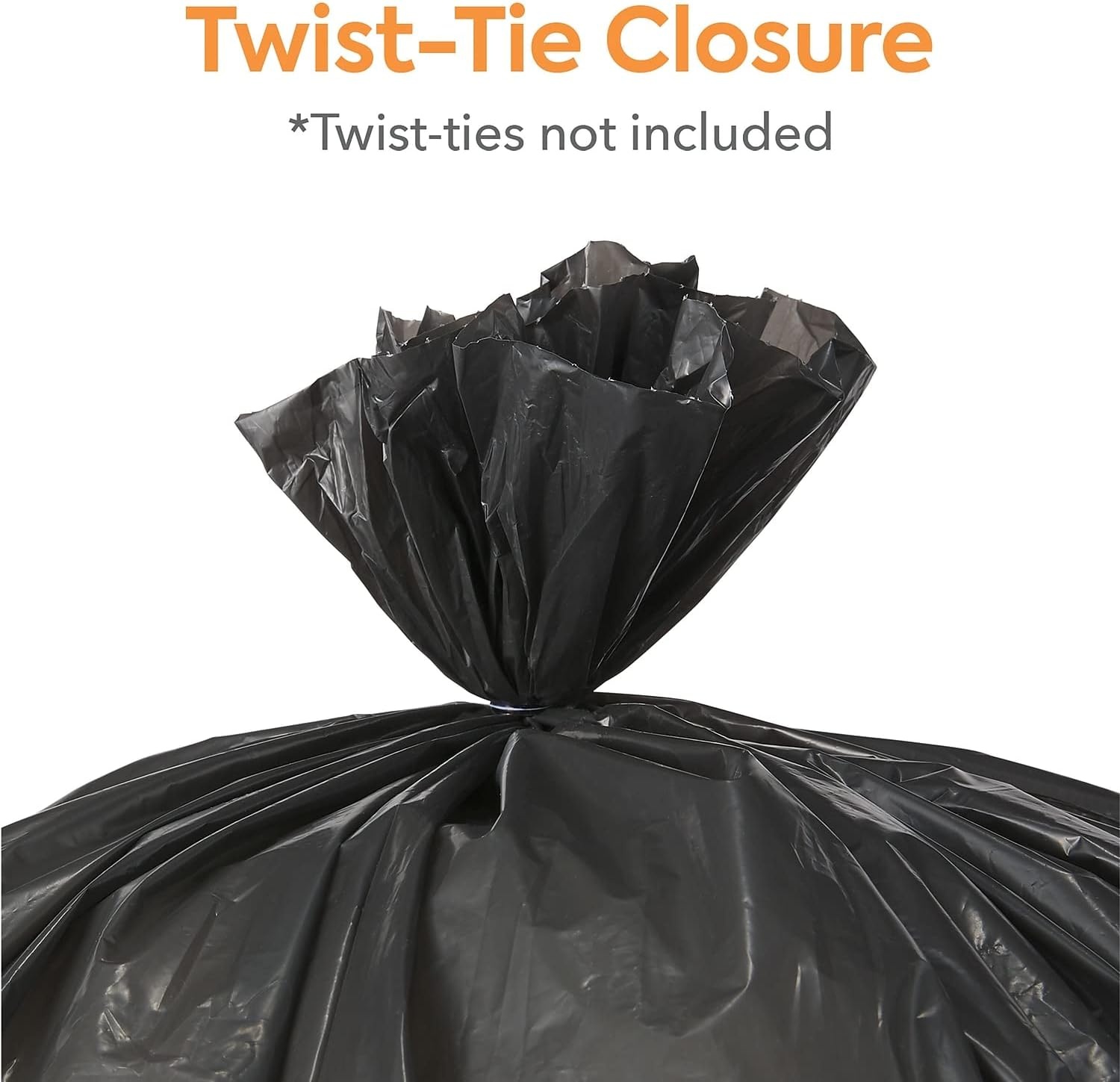 image:imageLinear Low Density Trash Bags 55 Gallon Black 100 BagsBox