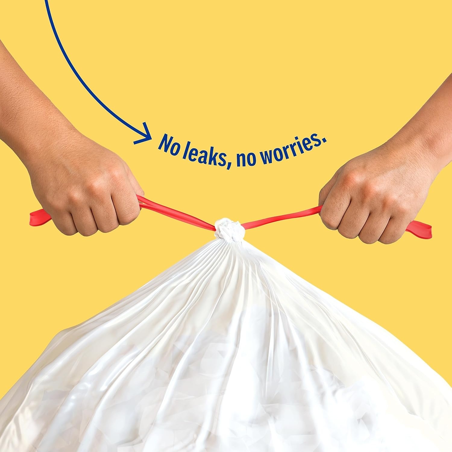 image:imagePERK 13 Gallon Kitchen Trash Bag Low Density 09 Mil50 Pack