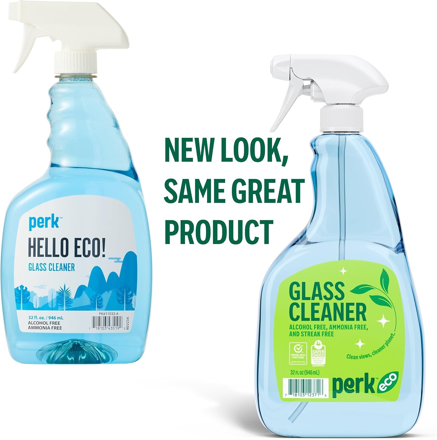 image:imagePerk Eco Glass Cleaner Refill Ready To Use 1 Gallon1 Pack