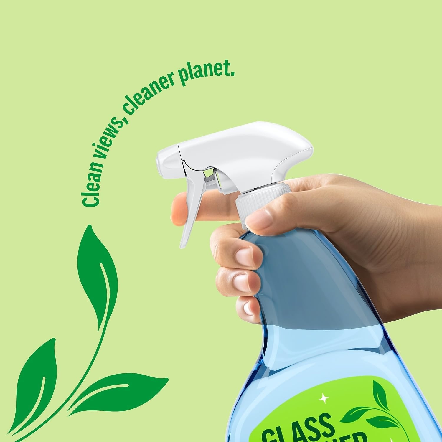image:imagePerk Eco Glass Cleaner Refill Ready To Use 1 Gallon4 Pack