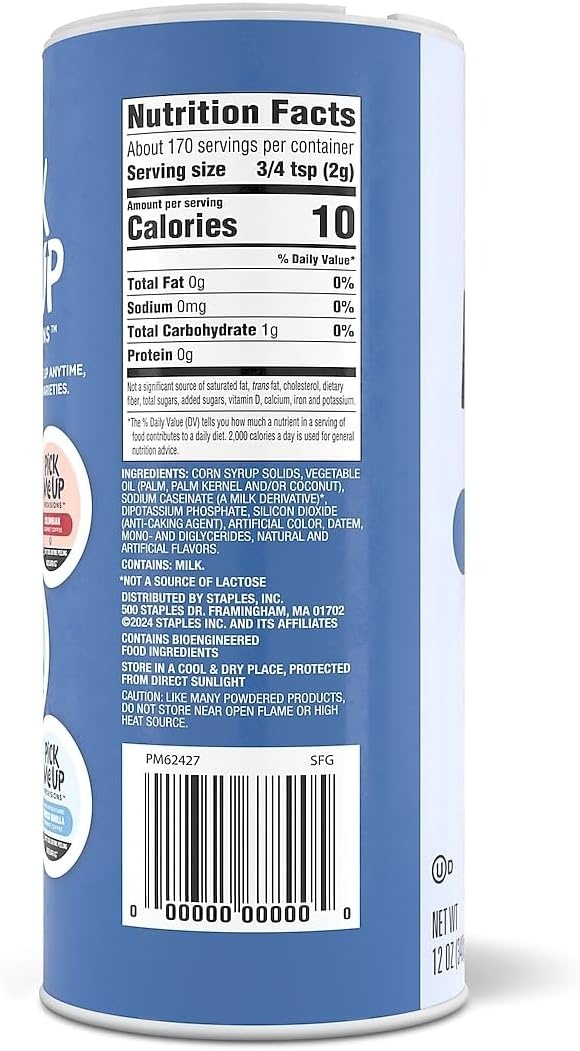 image:imagePick Me Up Provisions Original Powdered Creamer 16 oz 8Pack PM624289084912 Oz 3 Pack