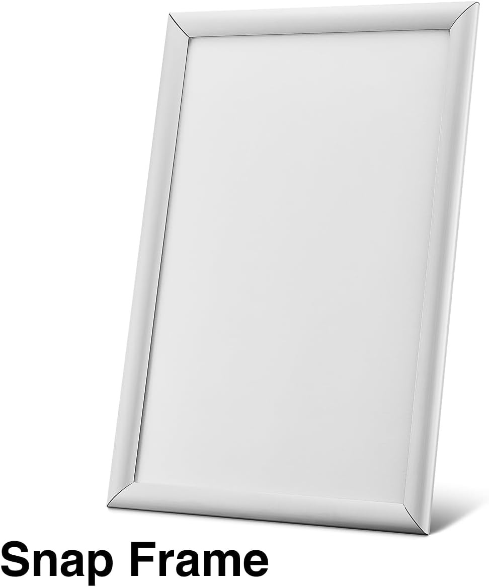 image:imageSTAPLES Aluminum Snap Frame 11 x 17 FrontLoading Poster Frame for Retail Signs