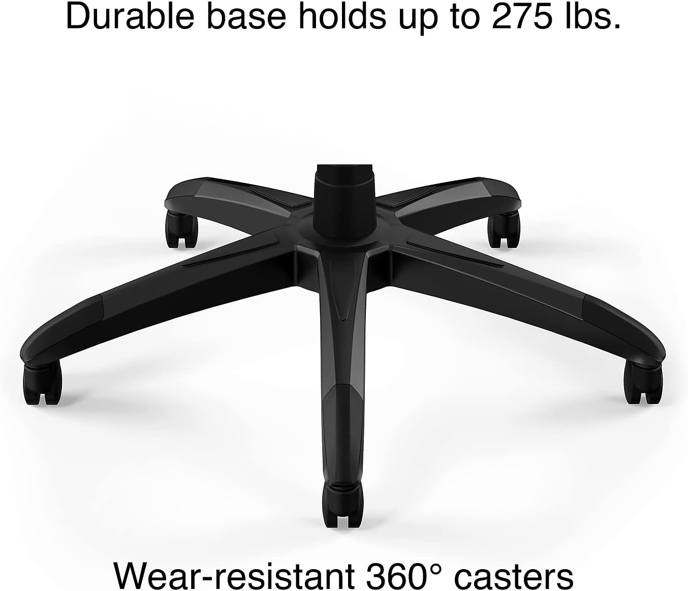 image:imageSTAPLES Emerge Vortex Gaming Chair Ergonomic Adjustable Height Swivel Black 2Pack