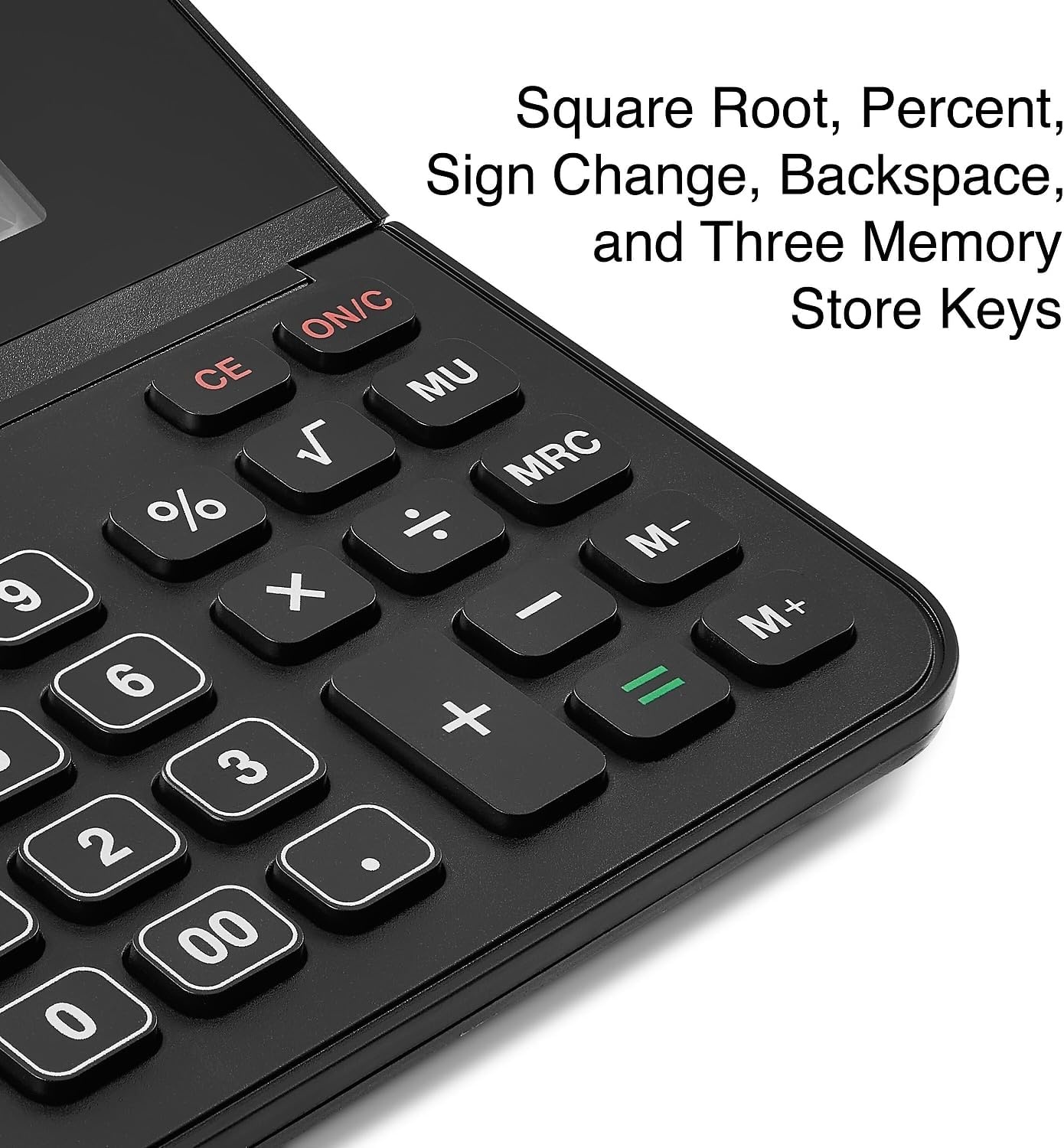 image:imageStaples 10Digit Desktop Calculator Large Display with Big Buttons Solar amp Battery Dual Power Basic Office Calculator for Business Home amp School Black 2Pack ST250CCVS