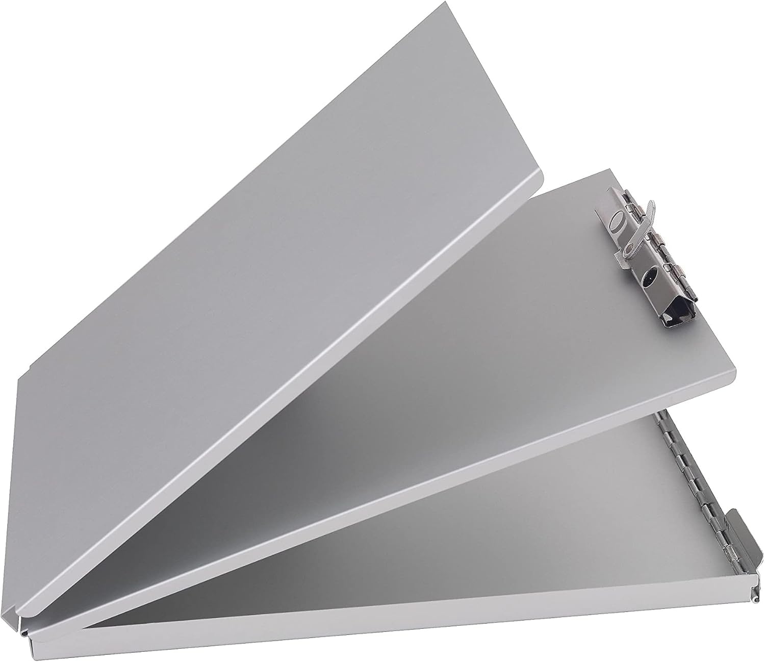 image:imageStaples Aluminum Storage Clipboard Letter Size Silver HeavyDuty Clipboard with Storage