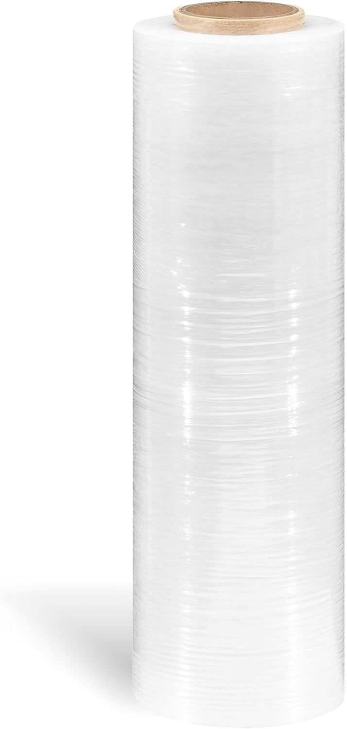 image:imageStaples Blown Stretch Wrap for Hand Dispensers 80 Gauge HighCling Film for Heavy Loads amp Industrial Shipping