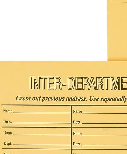 image:imageStaples ButtonandString InterDepartmental Envelopes 10 13 Brown Kraft Durable Construction 100Box