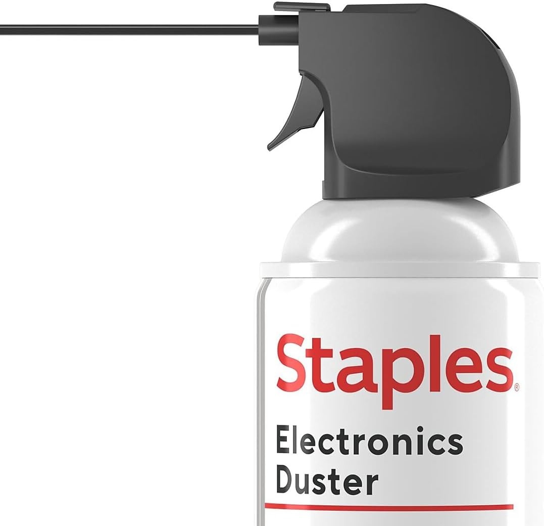 image:imageStaples Compressed Air Dusters Canned Air for Electronics Keyboards amp Office Devices1