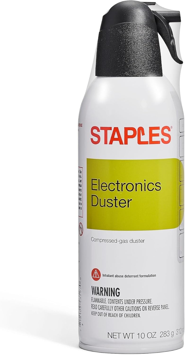 image:imageStaples Compressed Air Dusters Canned Air for Electronics Keyboards amp Office Devices4