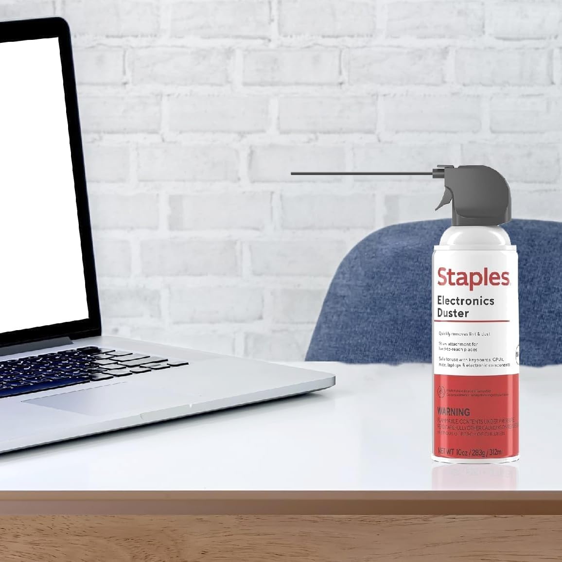image:imageStaples Compressed Air Dusters Canned Air for Electronics Keyboards amp Office Devices4