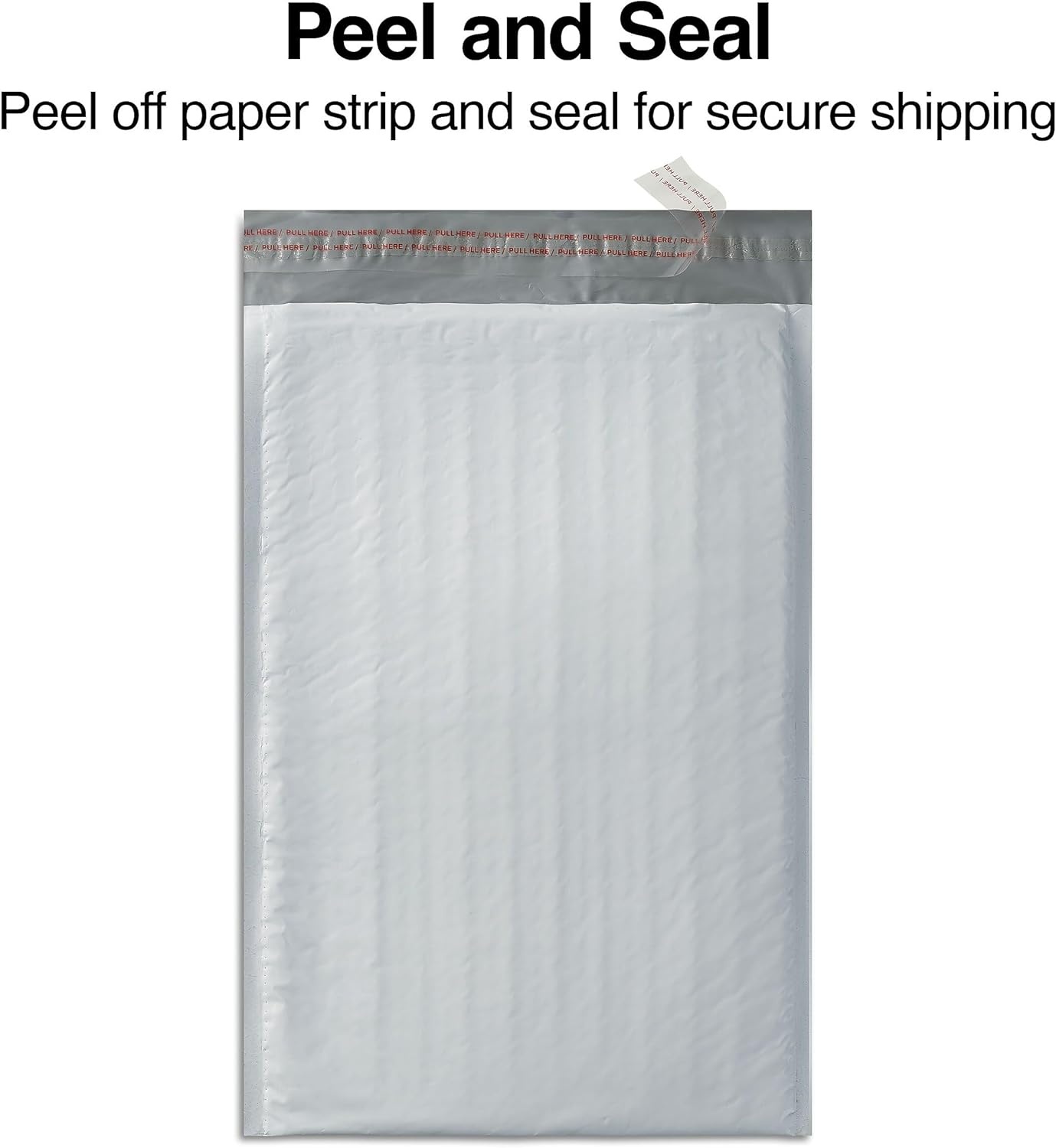 image:imageStaples EasyClose Poly Bubble Mailers 5 Size 105 x 15 Waterproof Lightweight Envelopes 8Pack