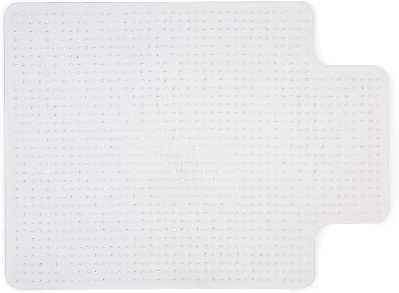 image:imageStaples Office Chair Mat Clear Floor Mats with Lip MediumPile Carpets Extended UnderDesk Coverage 45 x 53 Inch Smooth Glide36 x 48