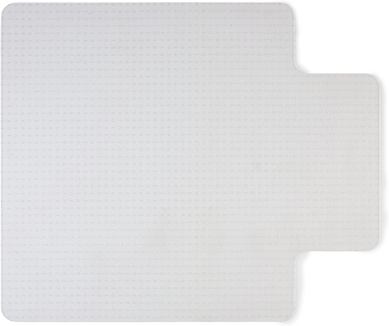 image:imageStaples Office Chair Mat Clear Floor Mats with Lip MediumPile Carpets Extended UnderDesk Coverage 45 x 53 Inch Smooth Glide45 x 53