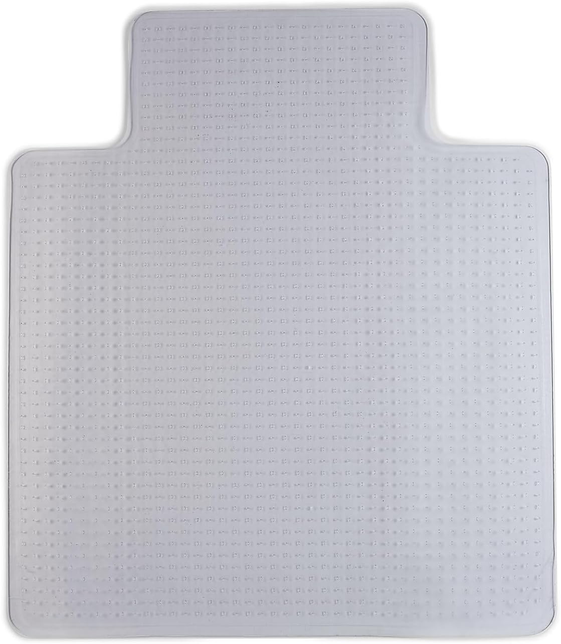 image:imageStaples Office Chair Mat Clear Floor Mats with Lip MediumPile Carpets Extended UnderDesk Coverage 45 x 53 Inch Smooth Glide45 x 53