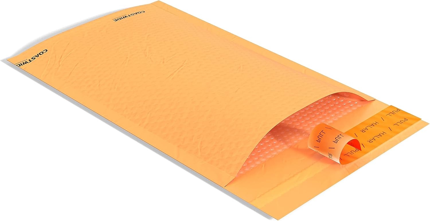 image:imageStaples Peel amp Seal Bubble Mailers 0 Size 5 x 10 250Carton 51575CC6 x 10