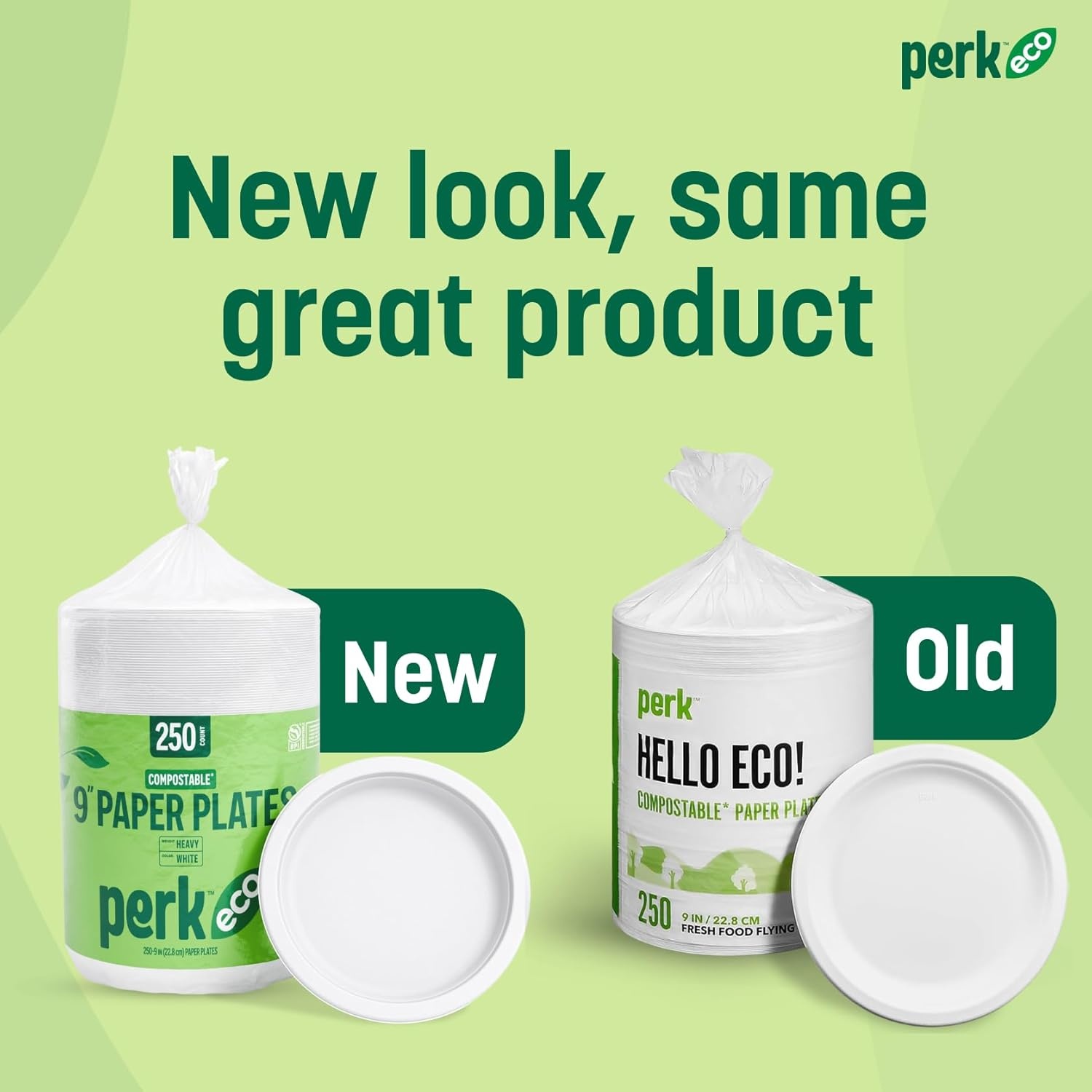 image:imageStaples Perk Eco 9 Inch Paper Plates 250 Count Bulk Disposable Plates for Everyday Meals Parties amp Events