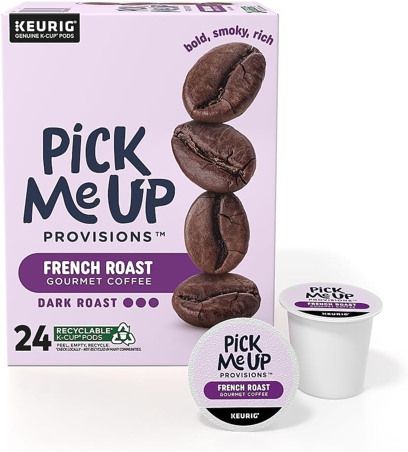 image:imageStaples Pick Me Up Provisions Single Serve Coffee Capsules and Pods Breakfast Blend Light Roast 96 Count K Cup Compatible Single Serve Coffee Breakroom Office 100 Arabica Coffee1 Count Pack of 24