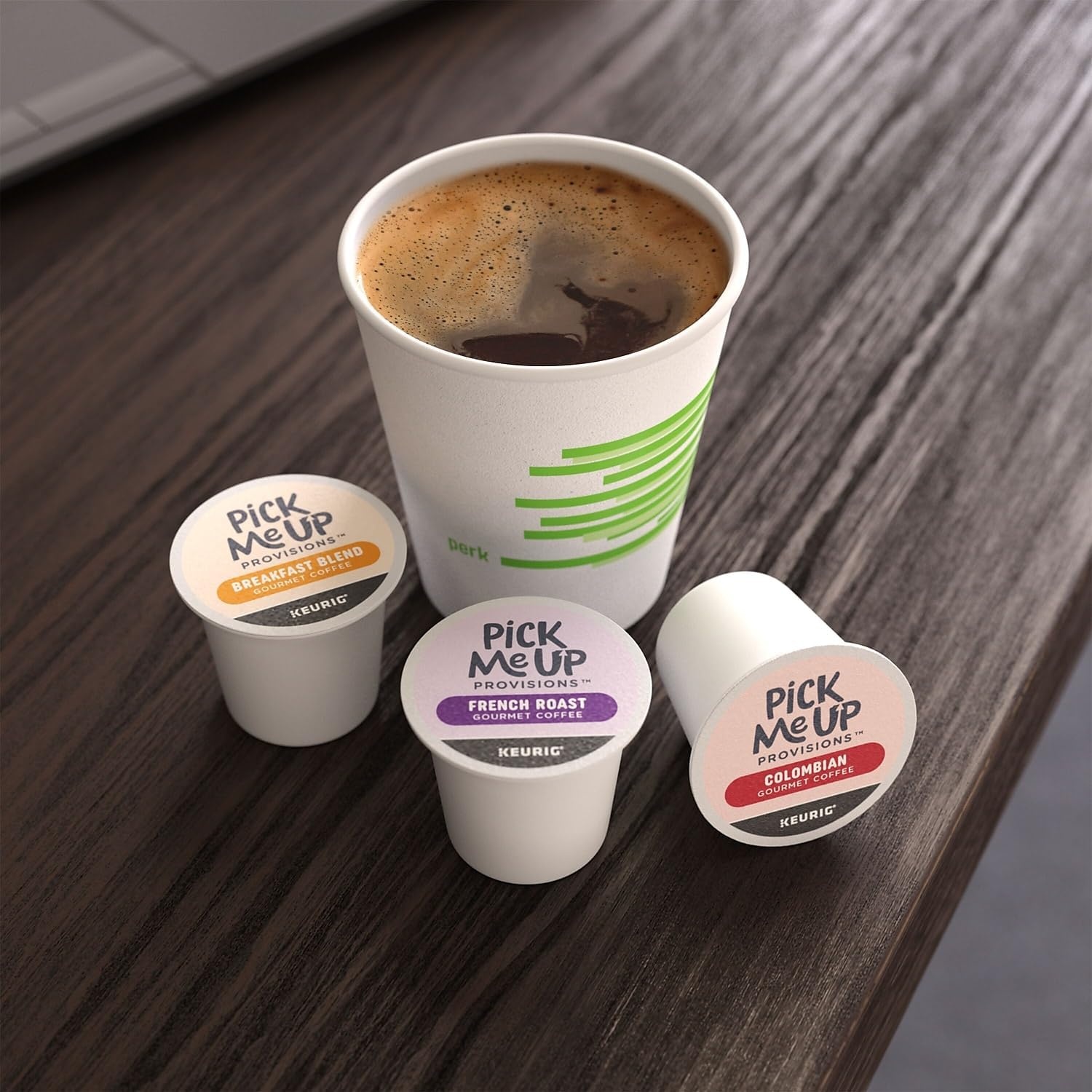 image:imageStaples Pick Me Up Provisions Single Serve Coffee Capsules and Pods Breakfast Blend Light Roast 96 Count K Cup Compatible Single Serve Coffee Breakroom Office 100 Arabica Coffee1 Count Pack of 24