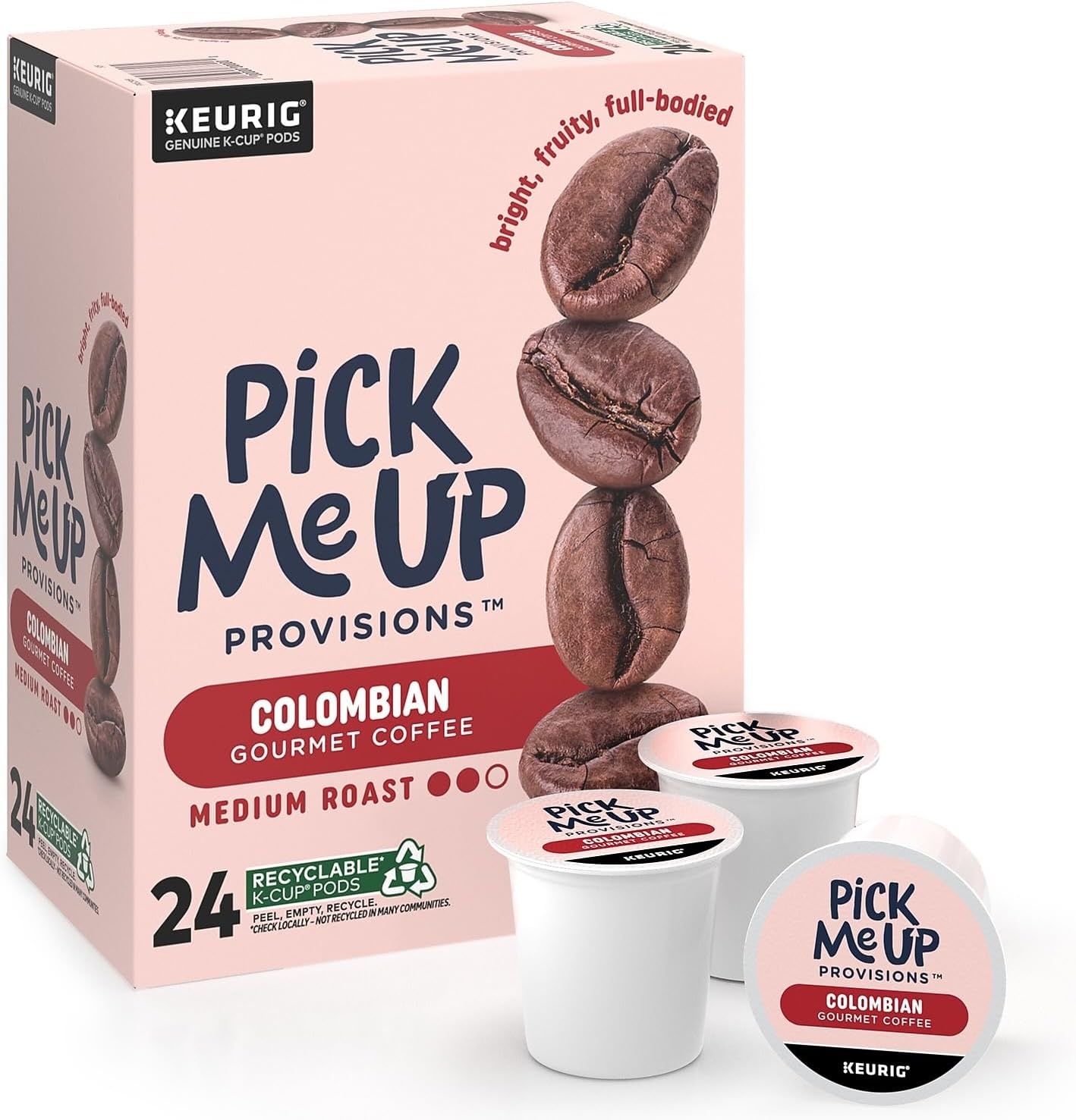 image:imageStaples Pick Me Up Provisions Single Serve Coffee Capsules and Pods Breakfast Blend Light Roast 96 Count K Cup Compatible Single Serve Coffee Breakroom Office 100 Arabica Coffee1 Count Pack of 24