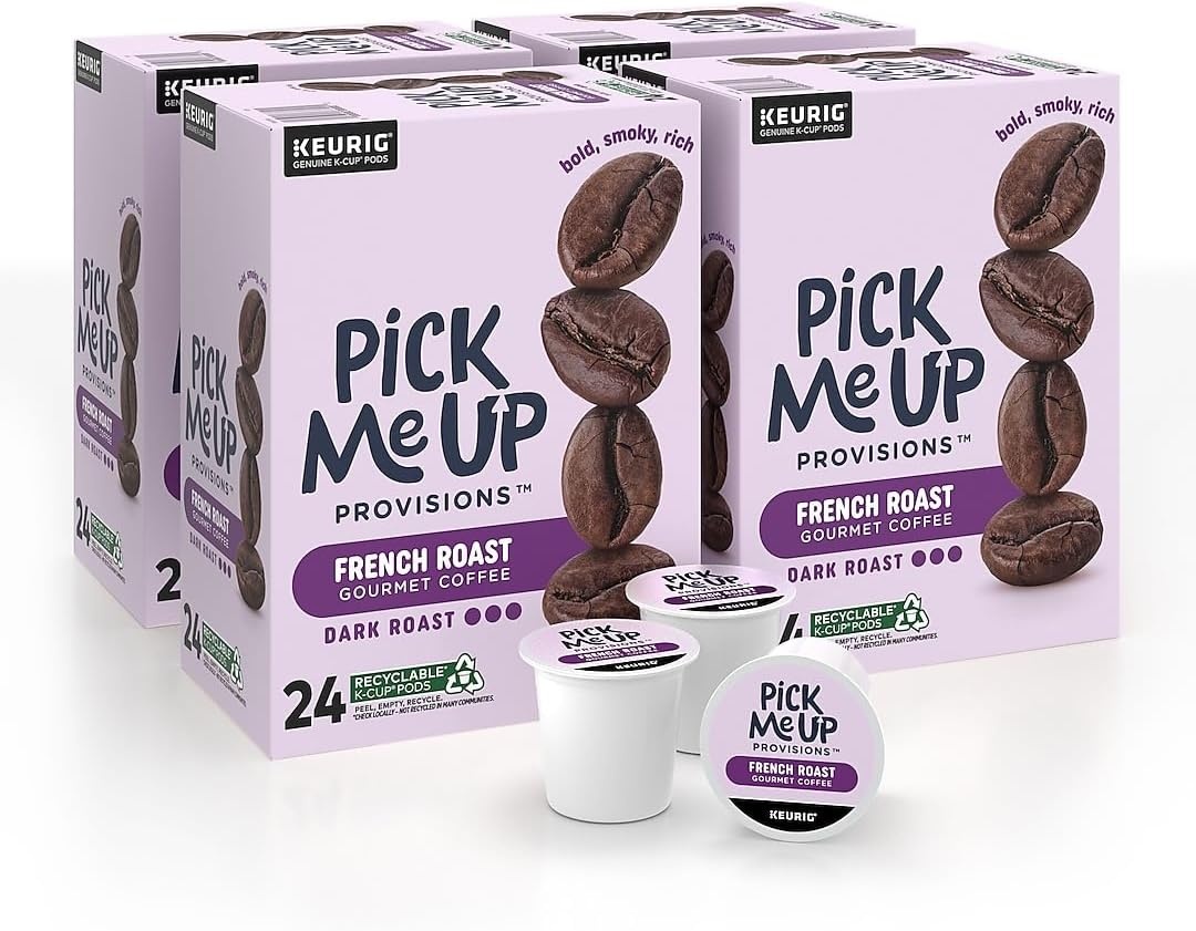 image:imageStaples Pick Me Up Provisions Single Serve Coffee Capsules and Pods Breakfast Blend Light Roast 96 Count K Cup Compatible Single Serve Coffee Breakroom Office 100 Arabica Coffee1 Count Pack of 96