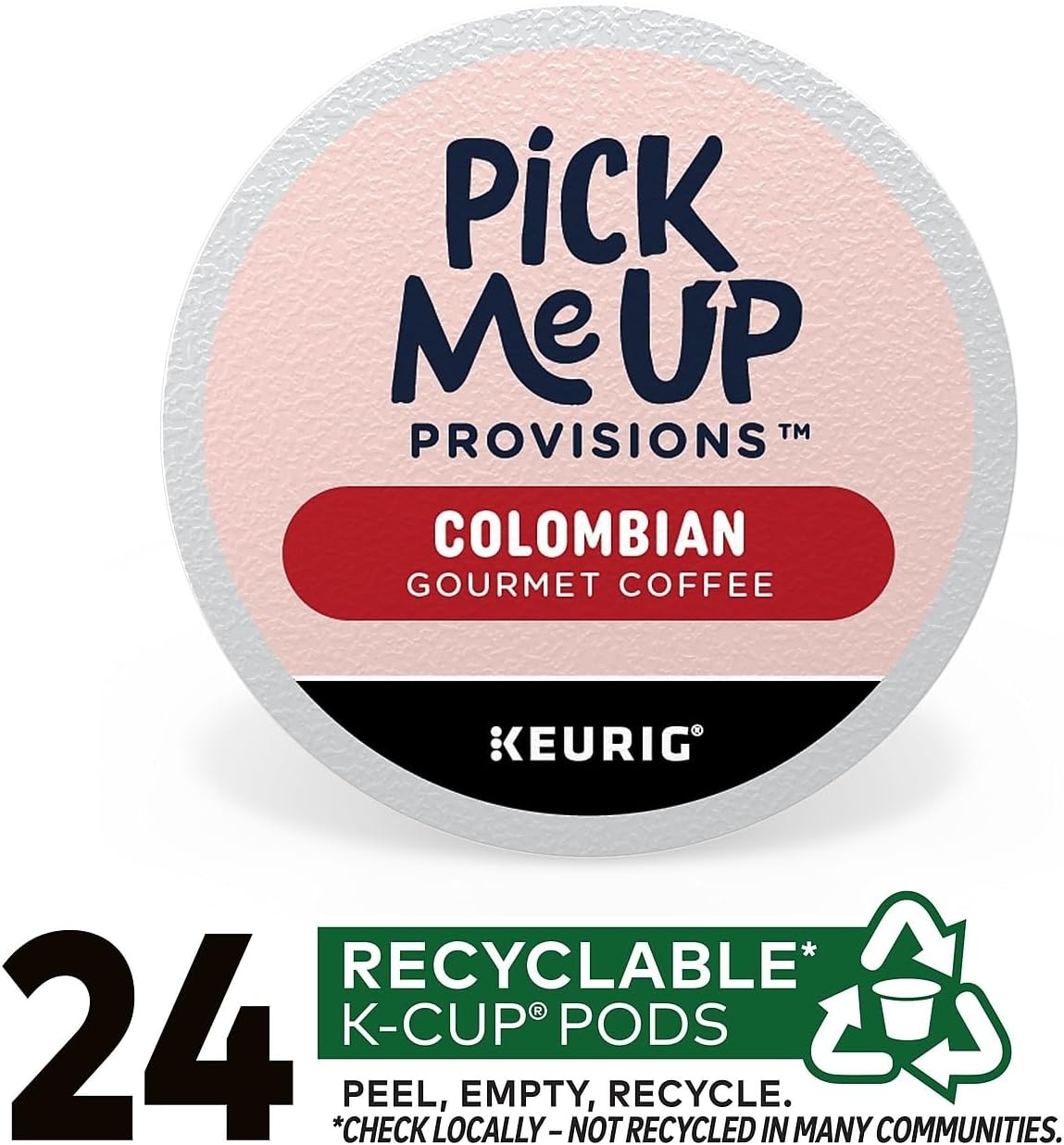 image:imageStaples Pick Me Up Provisions Single Serve Coffee Capsules and Pods Breakfast Blend Light Roast 96 Count K Cup Compatible Single Serve Coffee Breakroom Office 100 Arabica Coffee1 Count Pack of 24