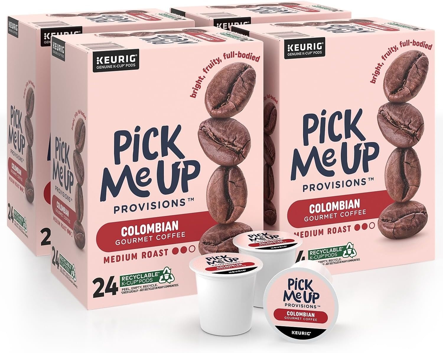 image:imageStaples Pick Me Up Provisions Single Serve Coffee Capsules and Pods Breakfast Blend Light Roast 96 Count K Cup Compatible Single Serve Coffee Breakroom Office 100 Arabica Coffee96 Count