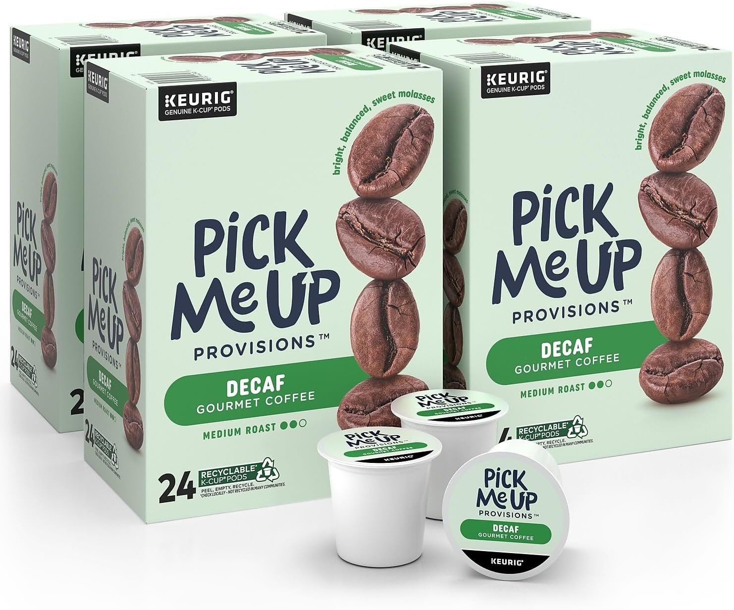 image:imageStaples Pick Me Up Provisions Single Serve Coffee Capsules and Pods Breakfast Blend Light Roast 96 Count K Cup Compatible Single Serve Coffee Breakroom Office 100 Arabica Coffee96 Count