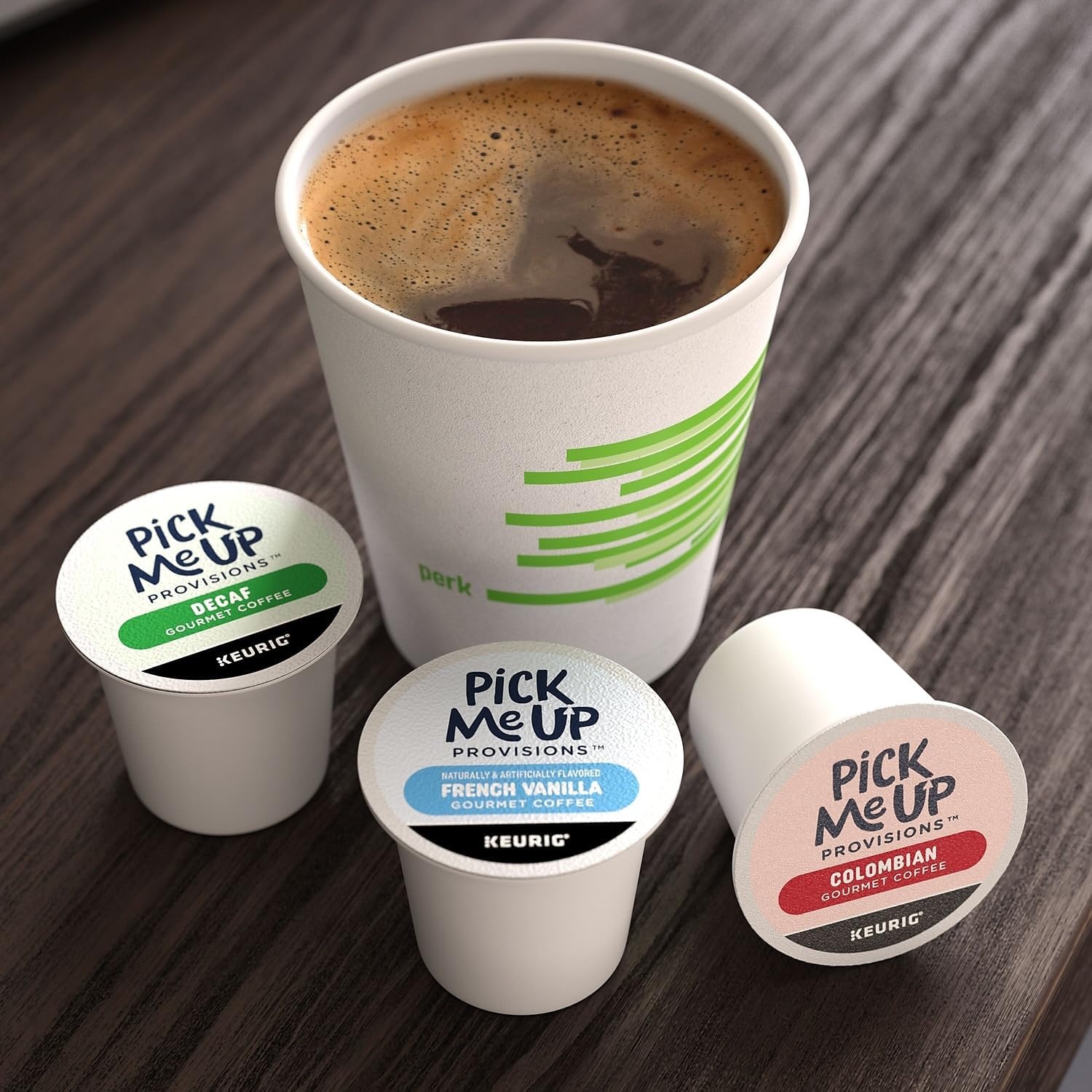 image:imageStaples Pick Me Up Provisions Single Serve Coffee Capsules and Pods Breakfast Blend Light Roast 96 Count K Cup Compatible Single Serve Coffee Breakroom Office 100 Arabica Coffee1 Count Pack of 24