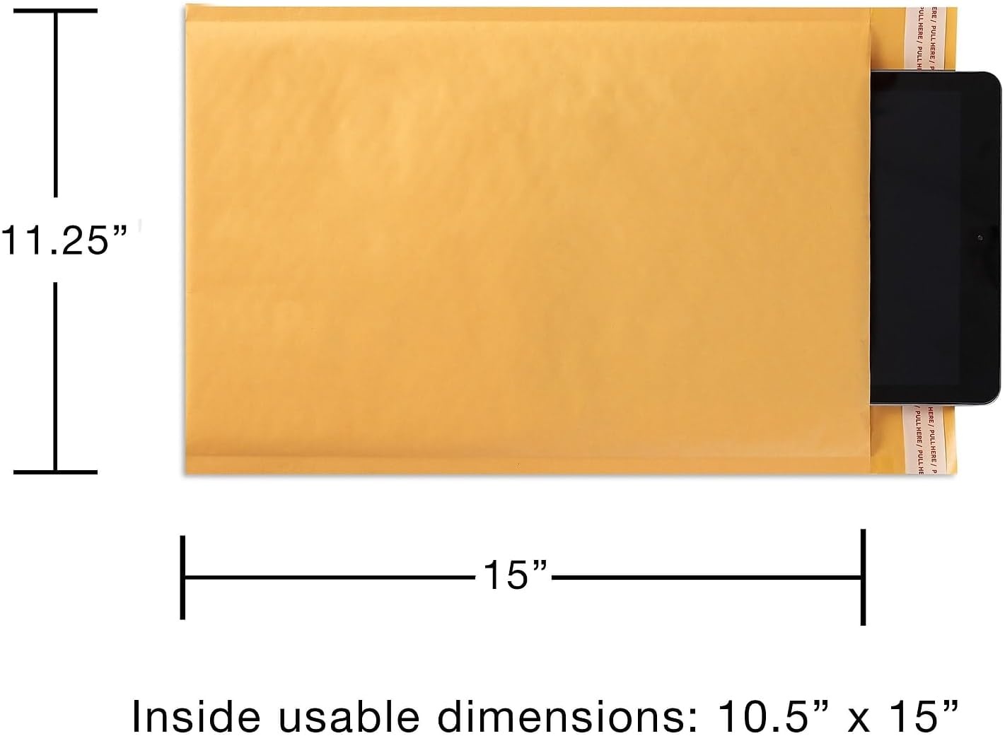 image:imageStaples QuickStripe Bubble Mailers 5 Size 105 x 15 12Pack105 x 15