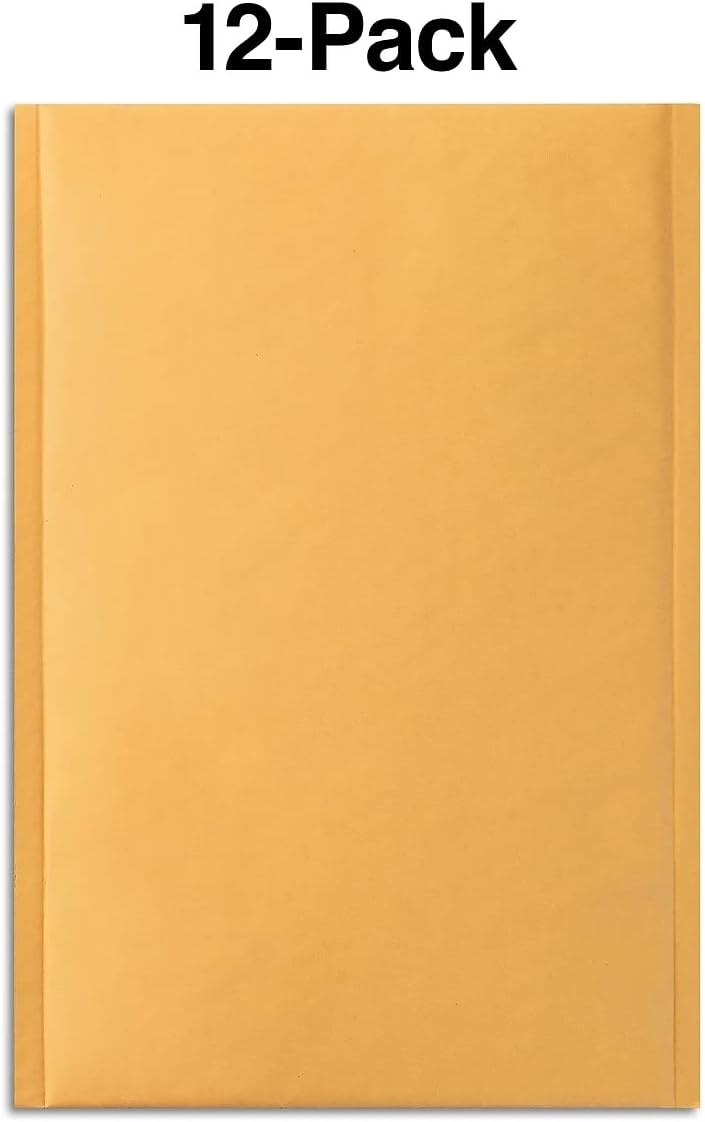 image:imageStaples QuickStripe Bubble Mailers 5 Size 105 x 15 12Pack105 x 15