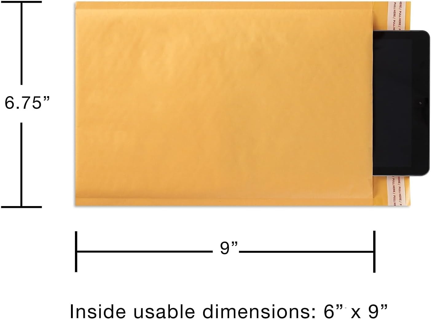 image:imageStaples QuickStripe Bubble Mailers 5 Size 105 x 15 12Pack6 x 9
