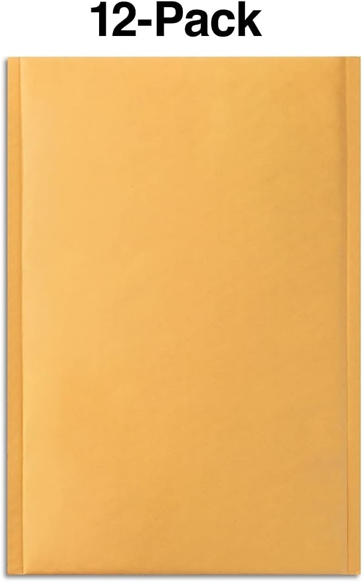image:imageStaples QuickStripe Bubble Mailers 5 Size 105 x 15 12Pack95 x 135