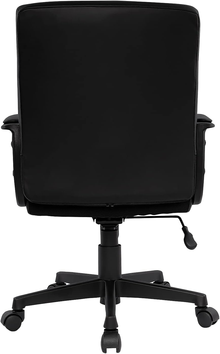 image:imageStaples Tervina Luxura MidBack Manager Chair Black 2Pack