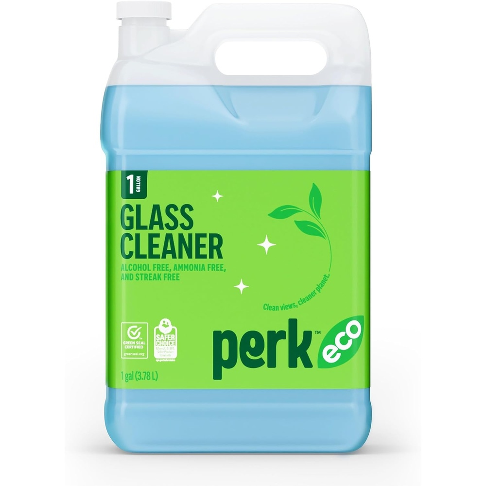 image:imagePerk Eco Glass Cleaner Refill Ready To Use 1 Gallon1 Pack