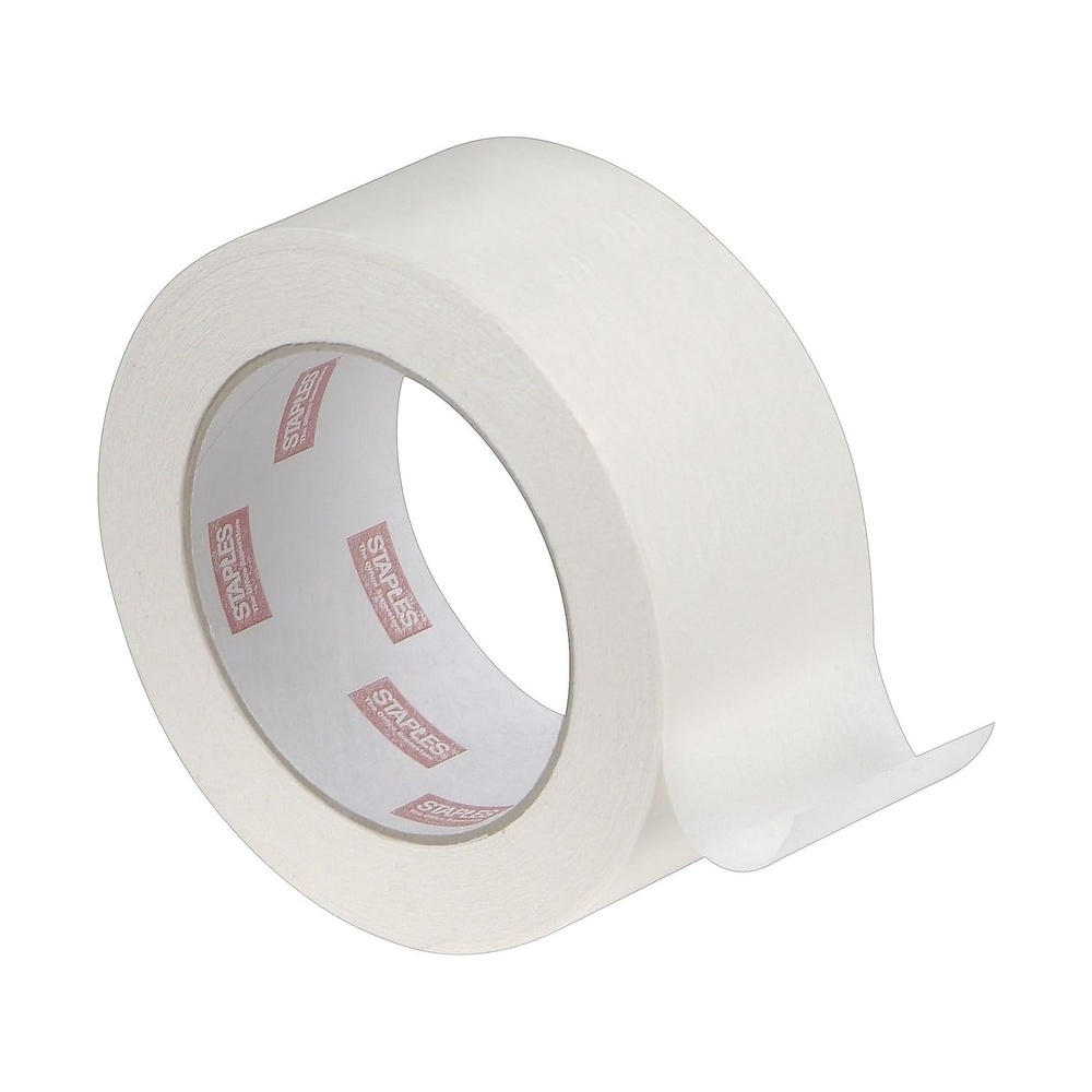 image:imageStaples Masking Tape 189 x 60 Yards Natural 2Pack 468405CC