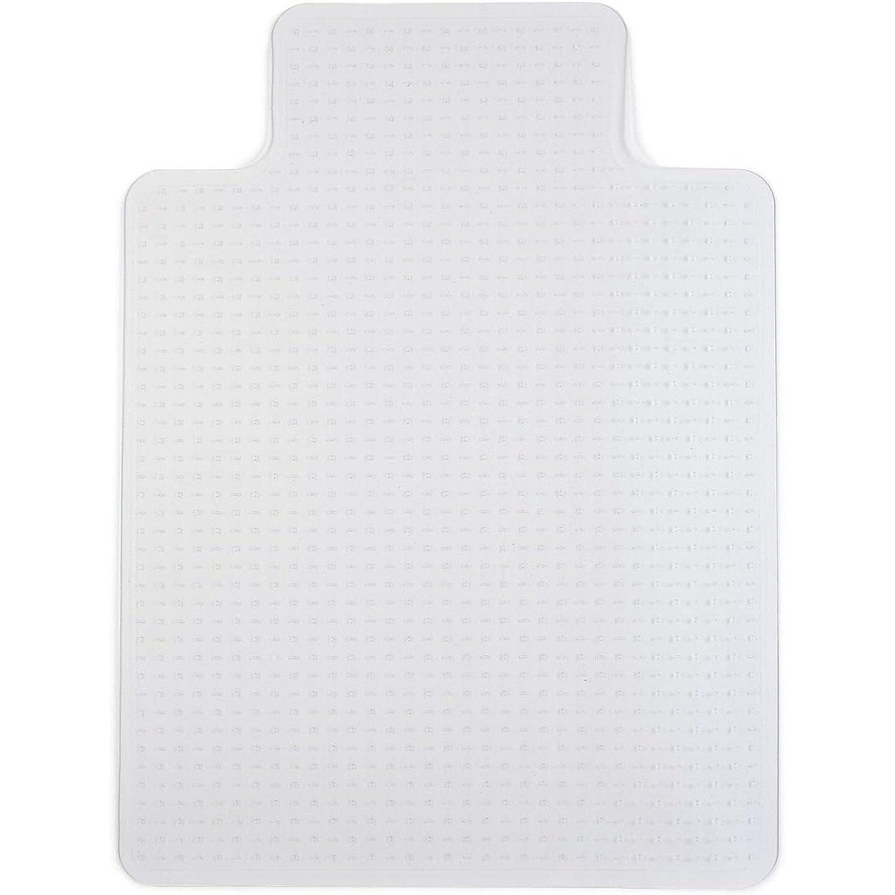image:imageStaples Office Chair Mat Clear Floor Mats with Lip MediumPile Carpets Extended UnderDesk Coverage 45 x 53 Inch Smooth Glide36 x 48