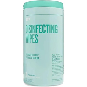 image:imagePerk Disinfecting Wipes Fresh Scent 75 WipesCanister 6Pack  MultiSurface Cleaning Wipes for Home Office amp Classroom6 Pack