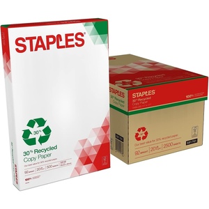 image:imageStaples 30 Recycled 11x17 Paper 20 lbs 92 Bright 500Ream For Office School amp Home11 x 17