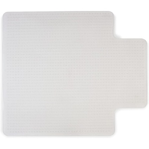 image:imageStaples Office Chair Mat Clear Floor Mats with Lip MediumPile Carpets Extended UnderDesk Coverage 45 x 53 Inch Smooth Glide45 x 53