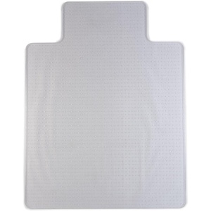 image:imageStaples Office Chair Mat Clear Floor Mats with Lip MediumPile Carpets Extended UnderDesk Coverage 45 x 53 Inch Smooth Glide46 x 60