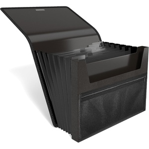 image:imageTRU RED Plastic Accordion File 7Pocket Expanding Organizer Letter Size Durable Poly Construction  3Pack