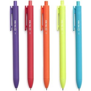 image:imageTRU RED Retractable Gel Pens Medium Point 07mm Black Ink 12 Pack  QuickDry Pens for NoSmear Notes amp Office WritingAssorted