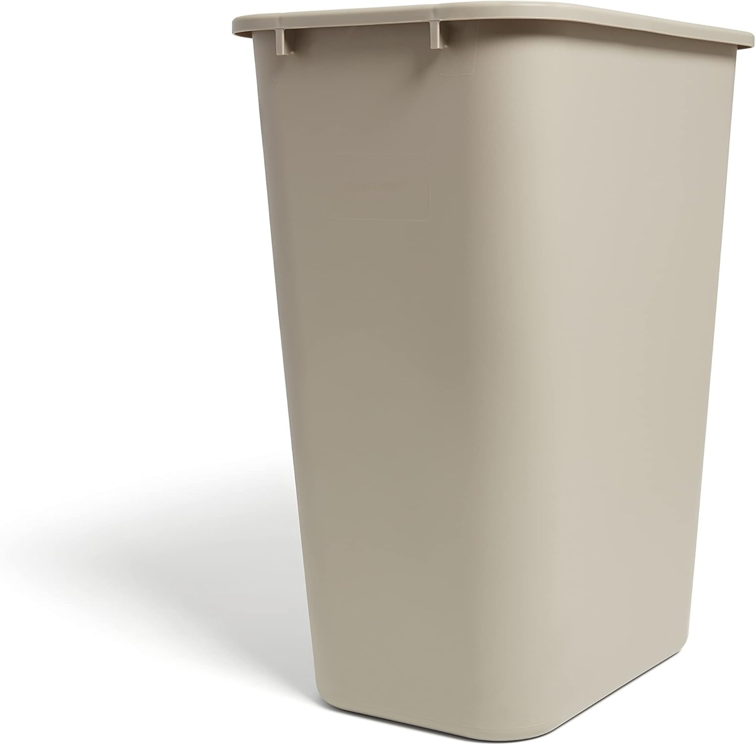 image:imageCOASTWIDE Professional Indoor Trash Can Without Lid Black Soft Molded Plastic 7 Gallon CW56429Beige